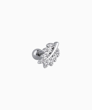 Delicate Leaf Stud - OumoJewelry