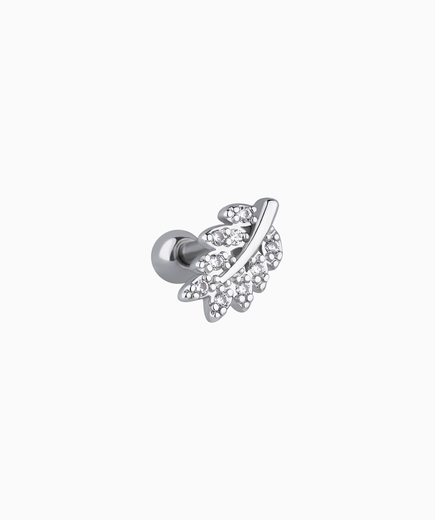 Delicate Leaf Stud