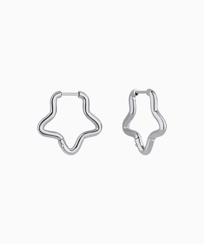 Charm Star Hoops