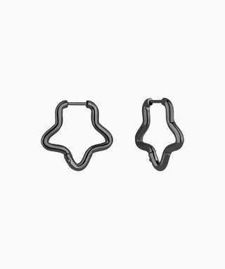 Charm Star Hoops - OumoJewelry