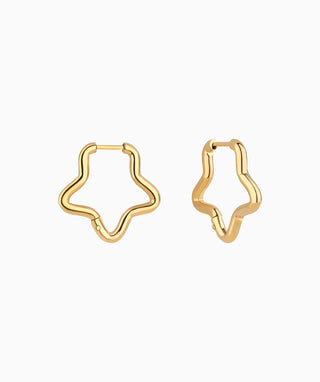 Charm Star Hoops - OumoJewelry