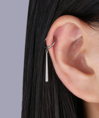 Titanium Waterdrop Hoop - OumoJewelry