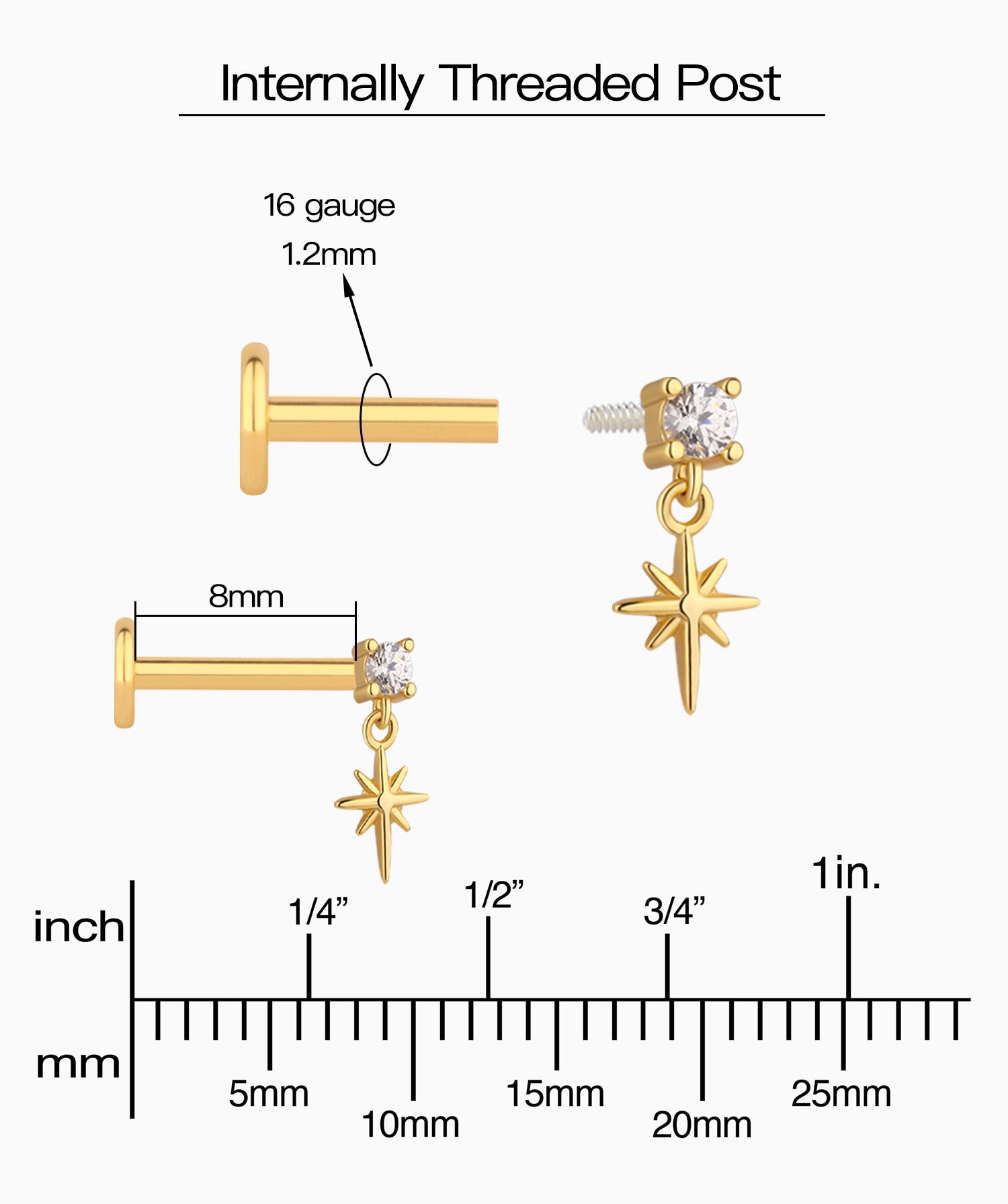 Octagonal Star Drop