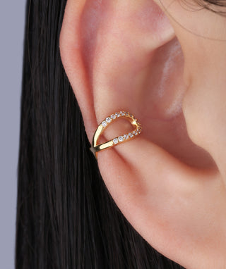 Criss Cross Ear Cuff - OumoJewelry