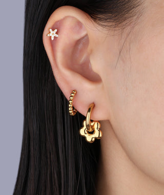 Beaded Hoop Earrings - OumoJewelry