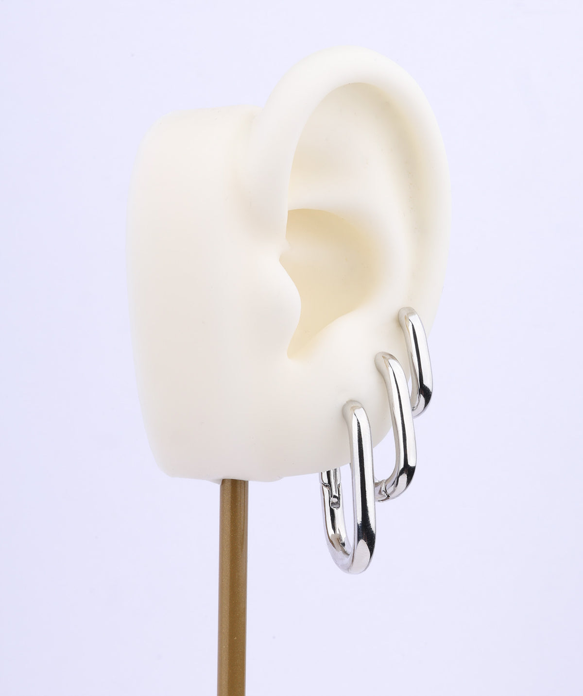 Basic U-Shaped Hoops - Brass - Oumo Jewelry