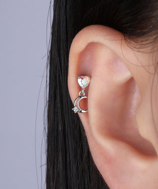 Love Moon Drop - OumoJewelry