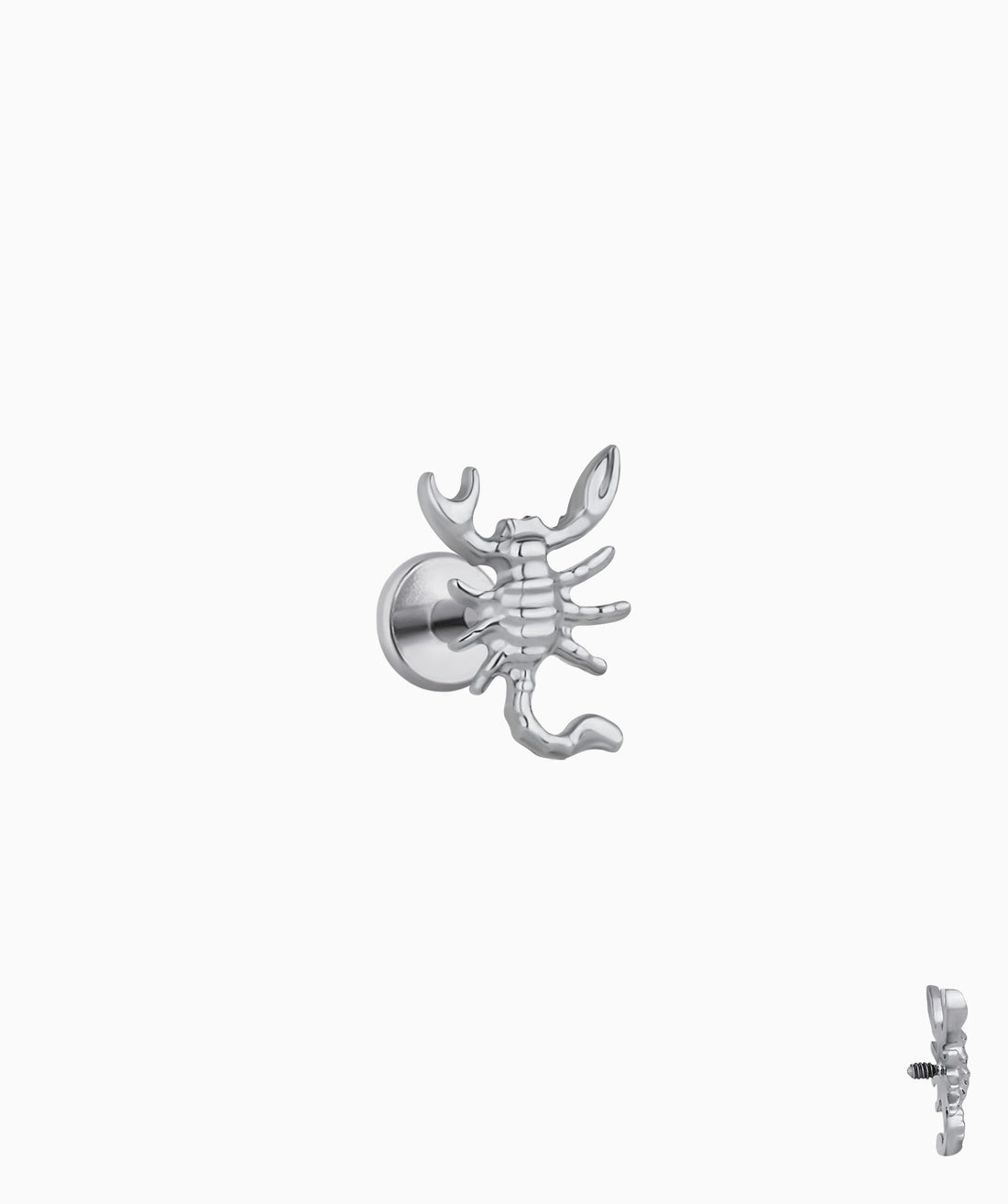 Titanium Scorpion Stud