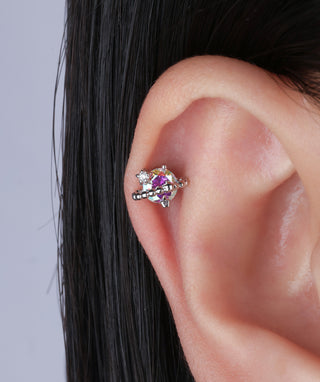 Charm Planet Stud 🪐 - OumoJewelry