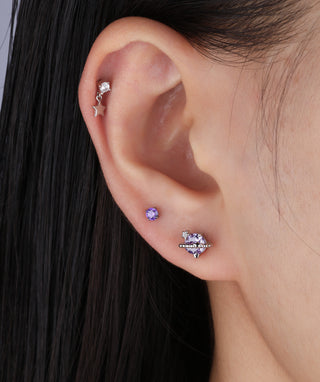 Charm Planet Stud 🪐 - OumoJewelry