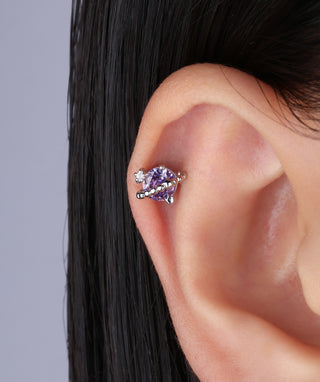 Charm Planet Stud 🪐 - OumoJewelry