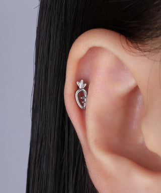Cute Carrot Flatback Stud 🥕 - OumoJewelry