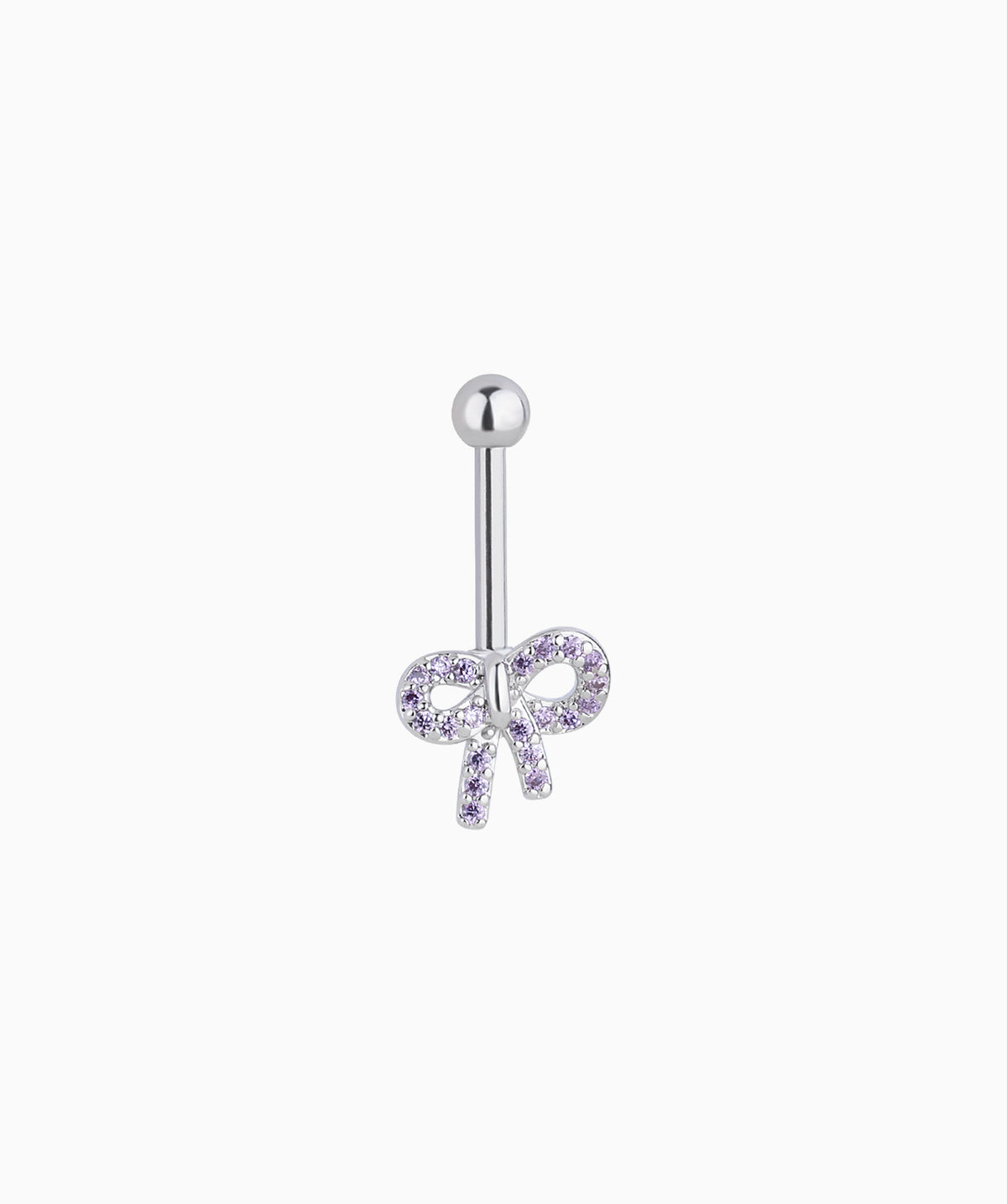 Bow Vertical Helix Stud - Stainless Steel - Vertical Helix - Oumo Jewelry