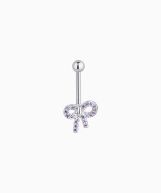 Bow Vertical Helix Stud - OumoJewelry