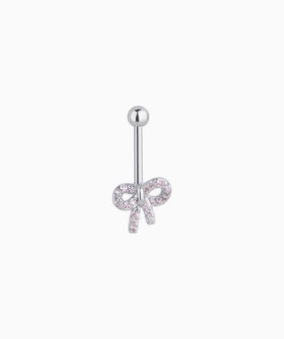 Bow Vertical Helix Stud - OumoJewelry