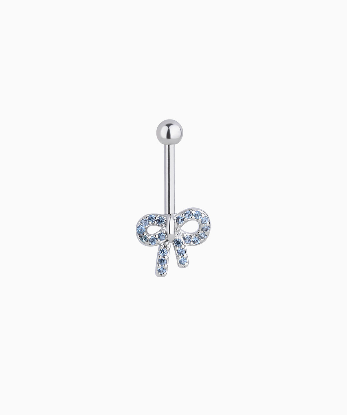 Bow Vertical Helix Stud - Stainless Steel - Vertical Helix - Oumo Jewelry