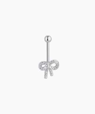 Bow Vertical Helix Stud - OumoJewelry