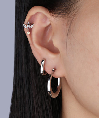 Wings of Love Stud - OumoJewelry