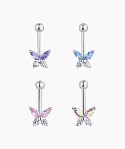 Butterfly Vertical Helix Stud