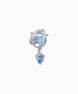 Planet Love Drop Stud - OumoJewelry