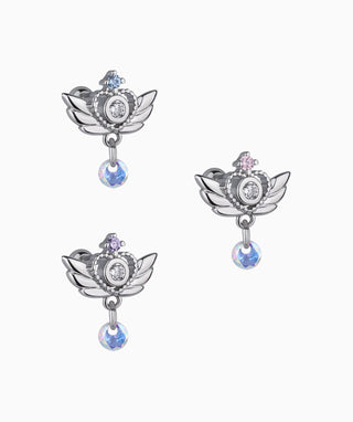 Wings of Love Stud - OumoJewelry