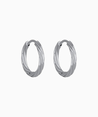 Classic Twist Hoop Earrings - OumoJewelry
