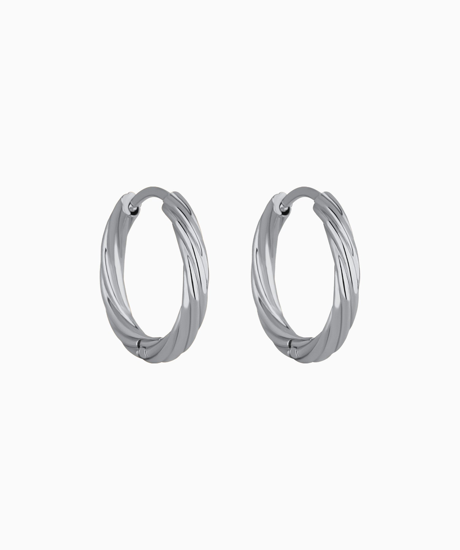 Classic Twist Hoop Earrings