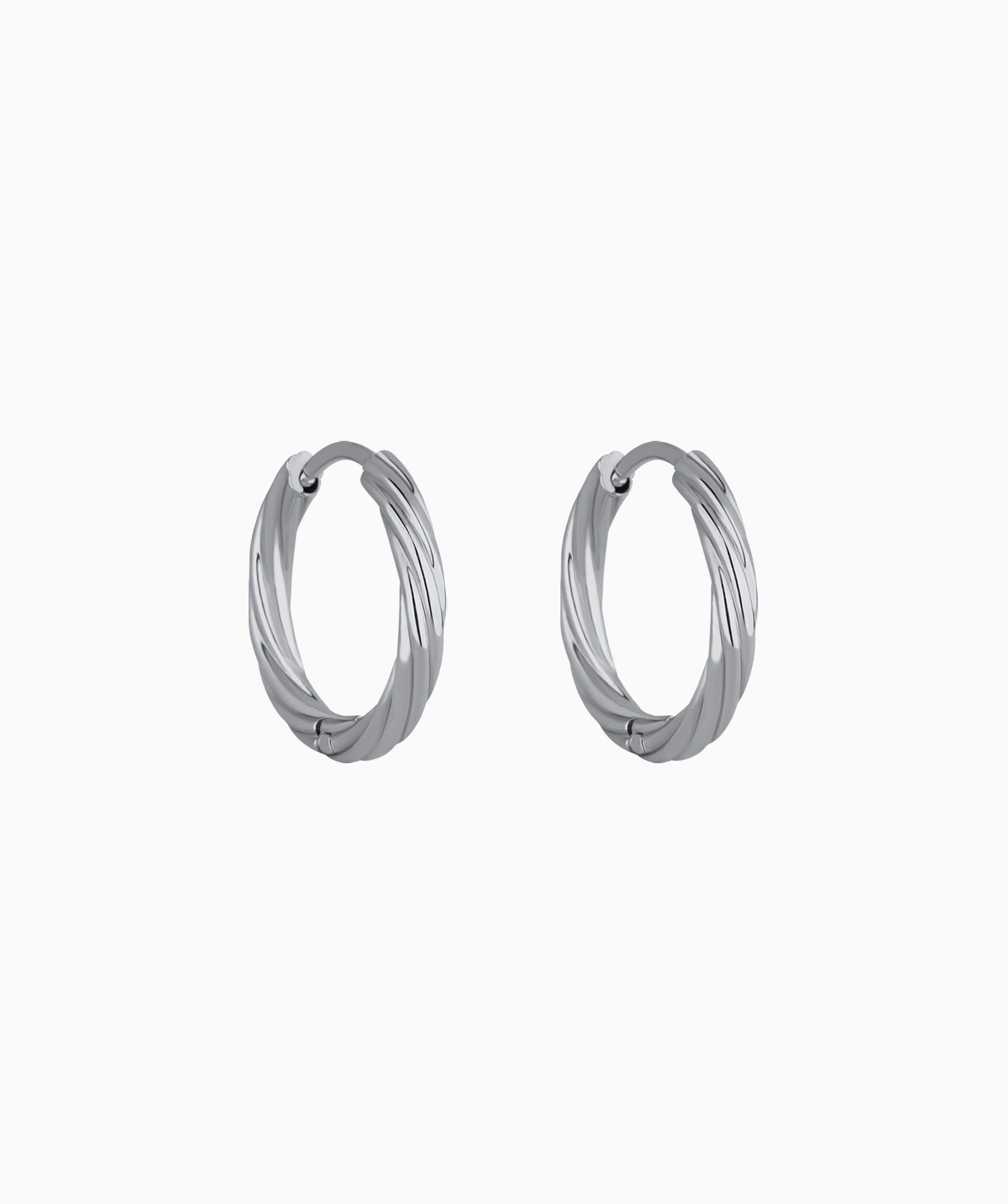 Classic Twist Hoop Earrings