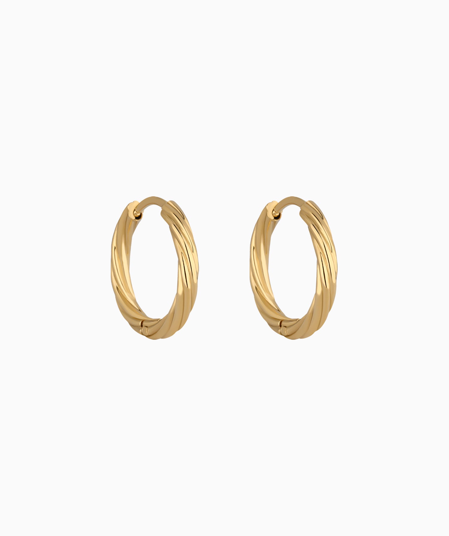 Classic Twist Hoop Earrings