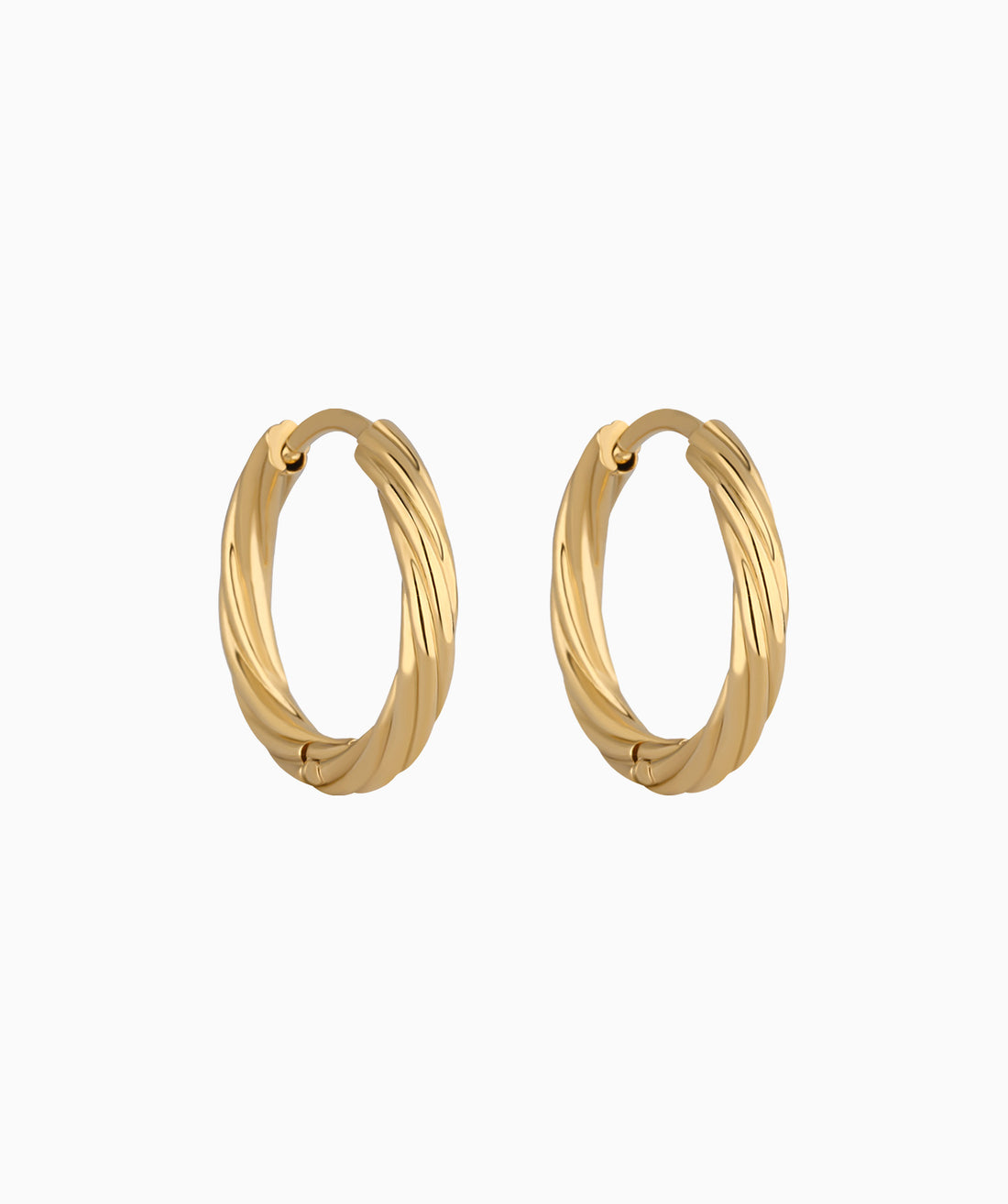 Classic Twist Hoop Earrings