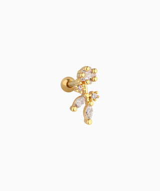 Star Leaf Stud - OumoJewelry