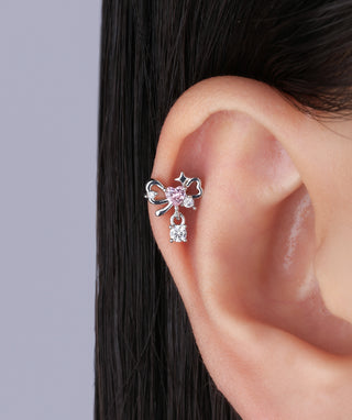 Sweet Love Bow Drop - OumoJewelry