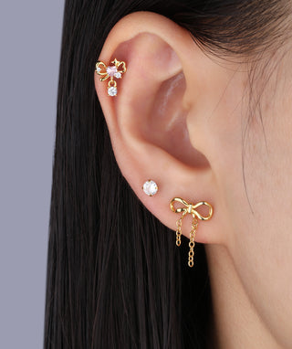 Sweet Love Bow Drop - OumoJewelry