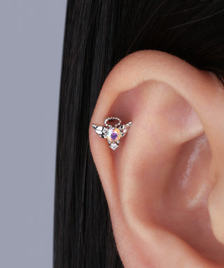 Angel Wings Stud - OumoJewelry