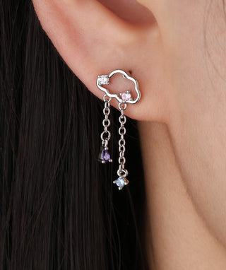 Delicate Cloud Chain Drop - OumoJewelry