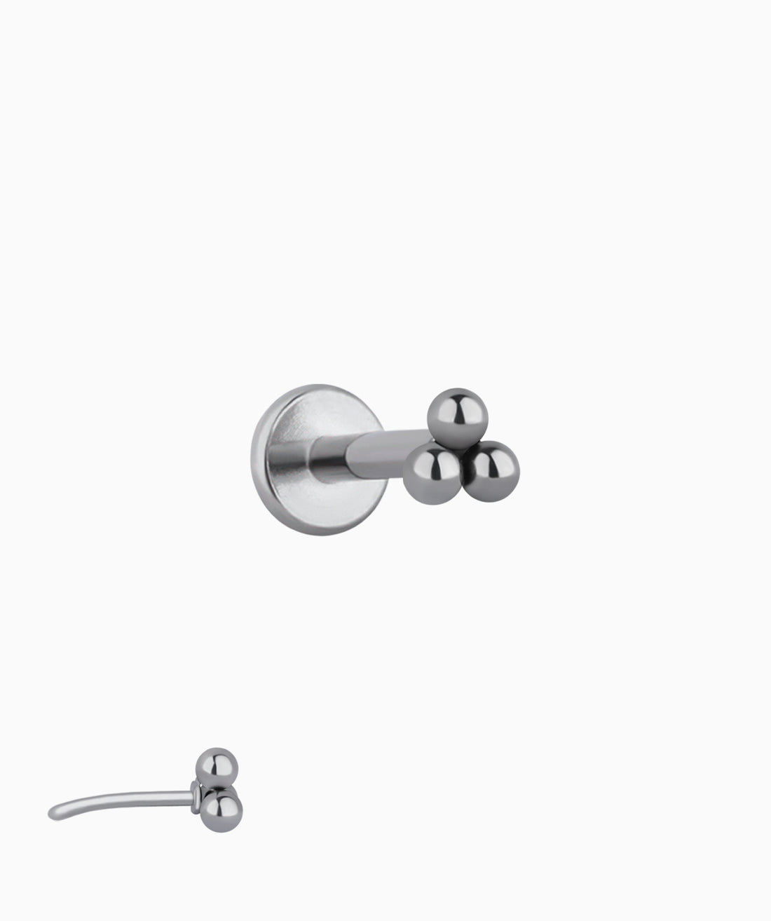 Titanium Basic Flatback Stud