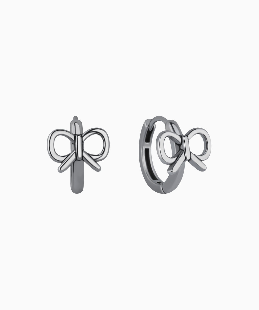 Cute Bow Hoop Earrings