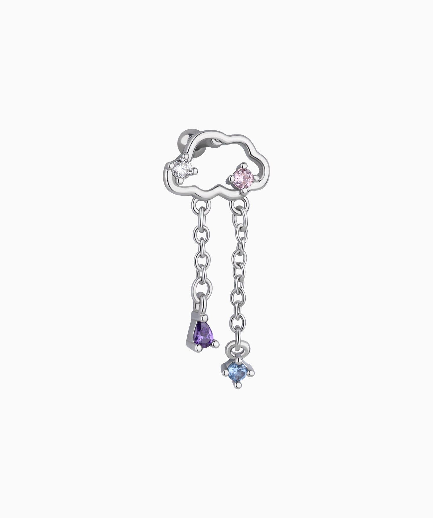 Delicate Cloud Chain Drop