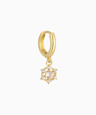 Sparkling Flower Drop - OumoJewelry