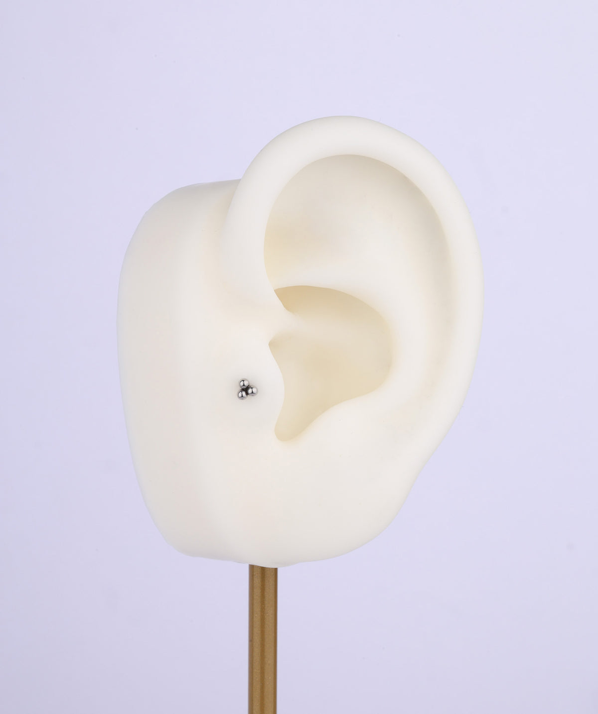 Titanium Basic Flatback Stud - Titanium - Helix, Forward Helix, Upper Lobe - Oumo Jewelry