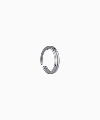 Titanium Double Layer Clicker Hoop - OumoJewelry