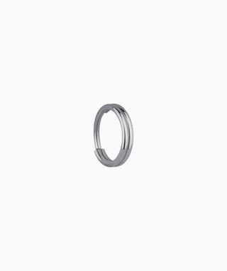 Titanium Double Layer Clicker Hoop - OumoJewelry