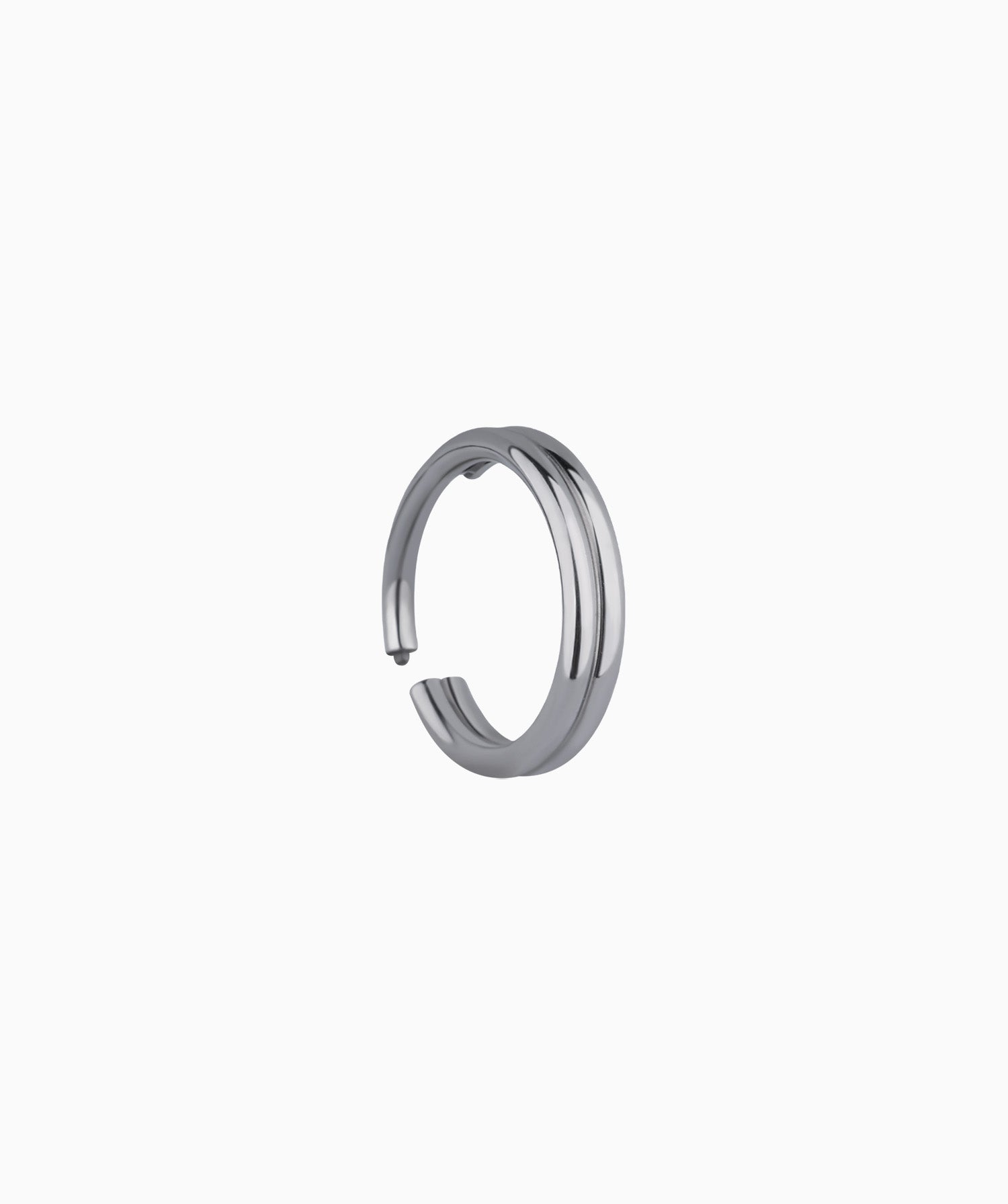 Titanium Double Layer Clicker Hoop