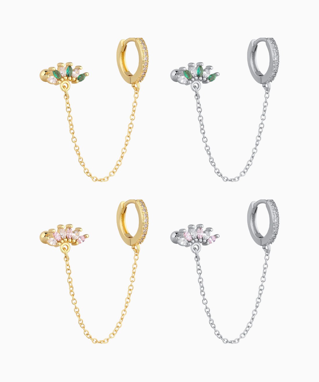 Charm Marquise Gems Chain