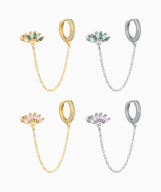 Charm Marquise Gems Chain - OumoJewelry
