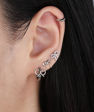 Naughty Bow Stud - OumoJewelry
