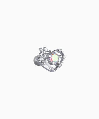 Beautiful Flower Love Stud - OumoJewelry