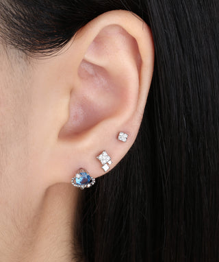 Four Pointed Star Stud - OumoJewelry