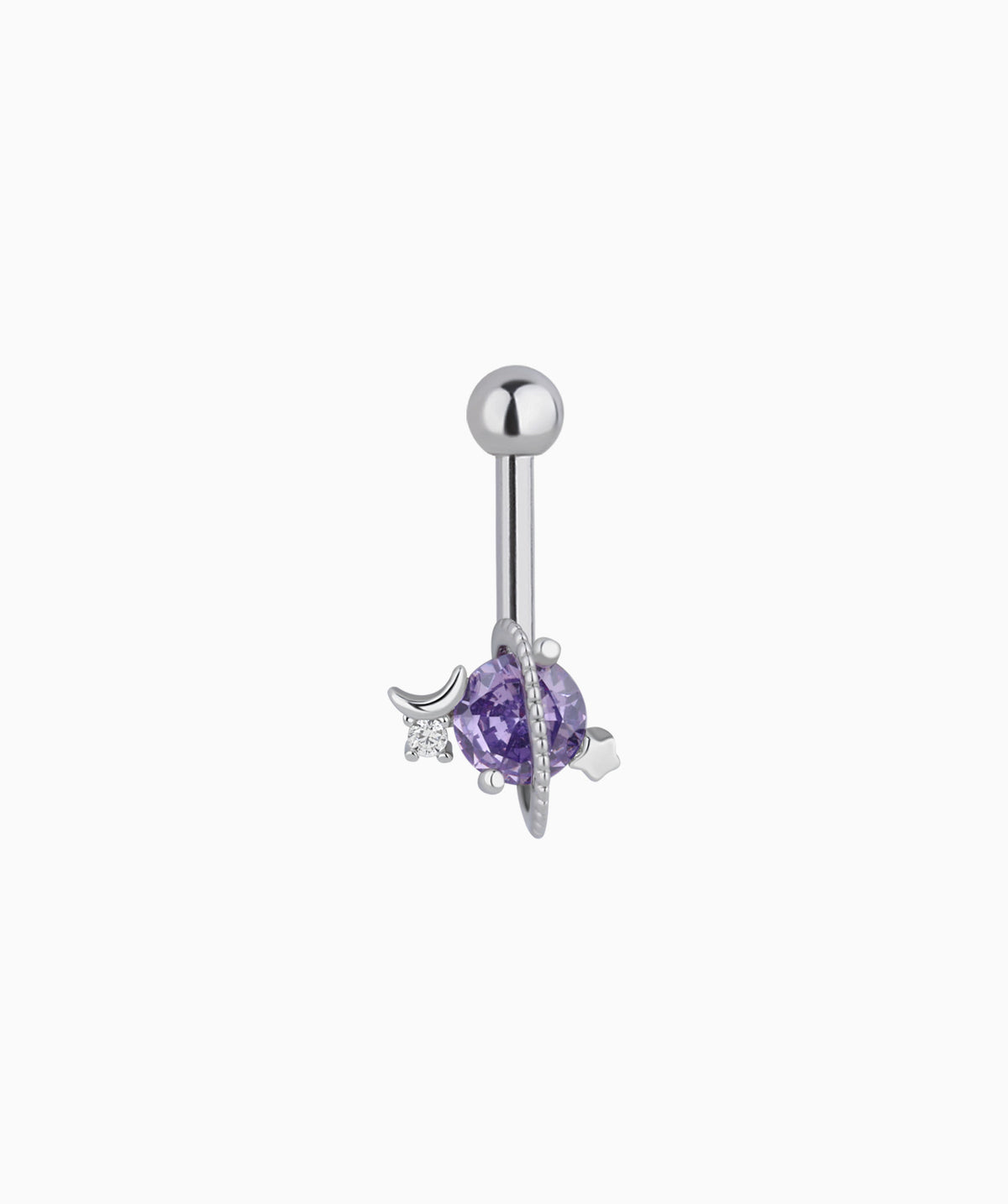 Planet Vertical Helix Stud - Stainless Steel - Vertical Helix - Oumo Jewelry