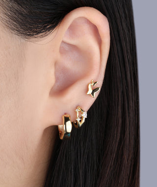 Cute Double Butterfly Stud - OumoJewelry